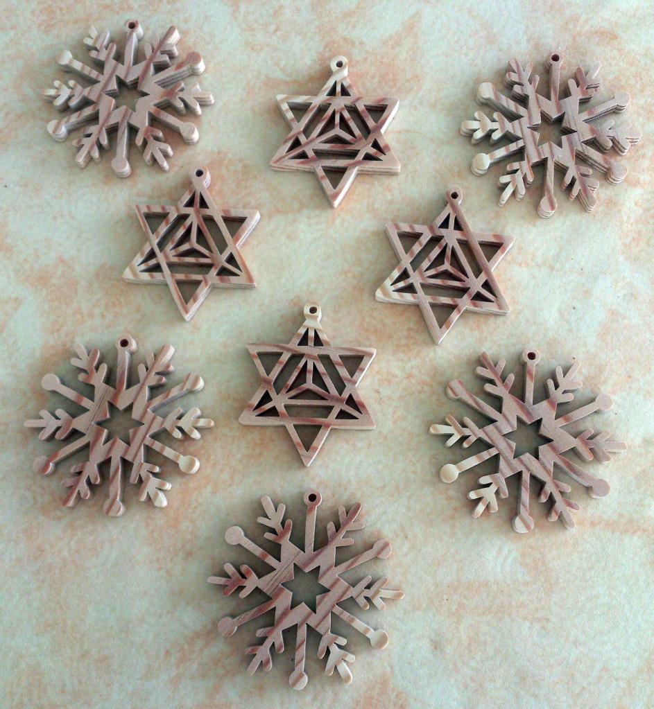 Flocons et Merkaba